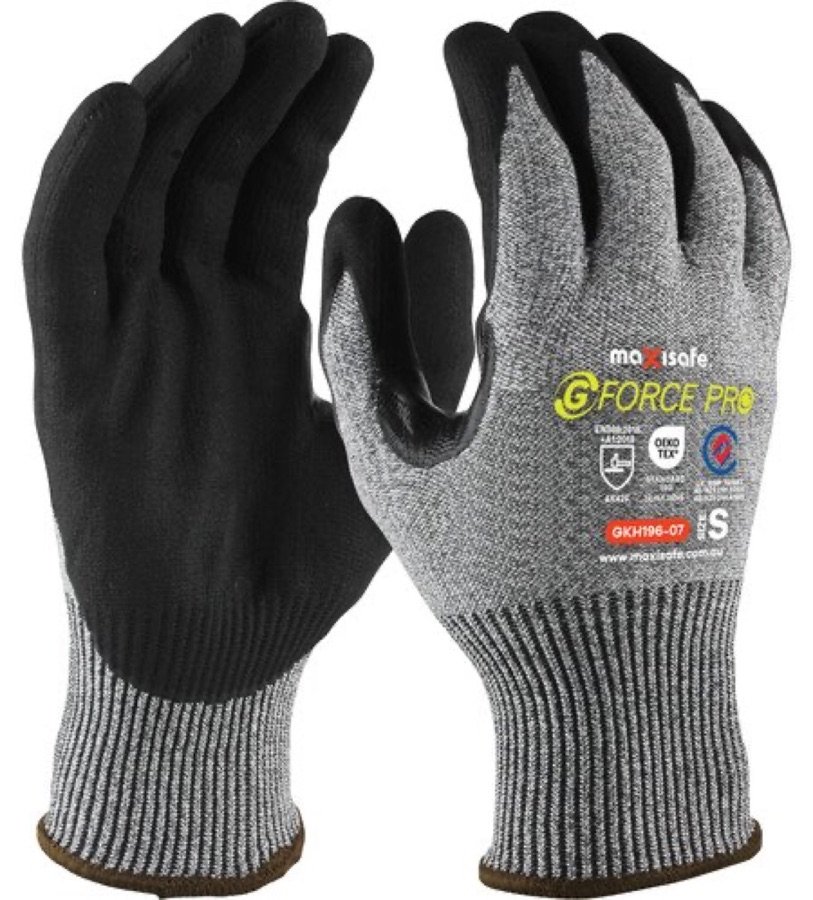Cut Level F Reinforced Nitrile Grip Glove